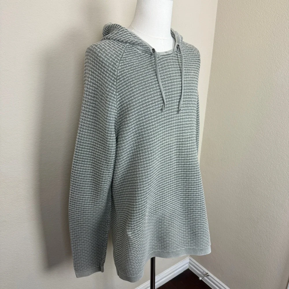 Carbon 2 Cobalt Hudson hoodie, textured sweater- Men's size XL - Picture 2 of 7